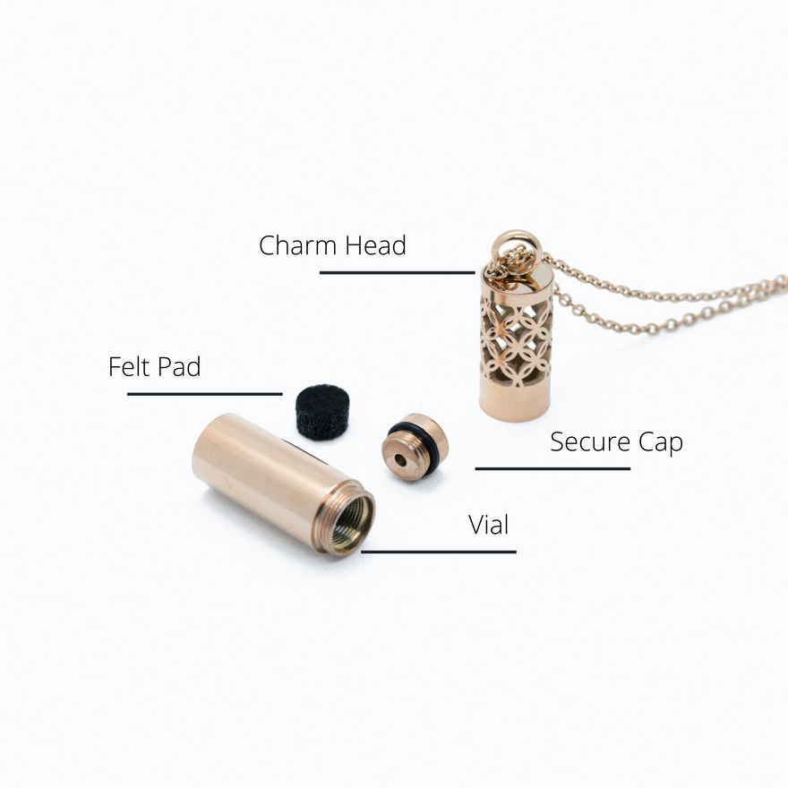 Calm Charm Aromatherapy Necklace