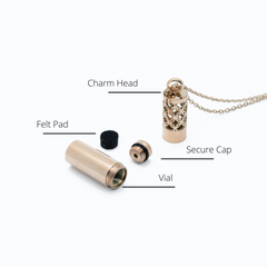 Calm Charm Aromatherapy Necklace